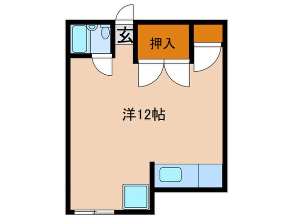 コーポ雅Ⅰの物件間取画像